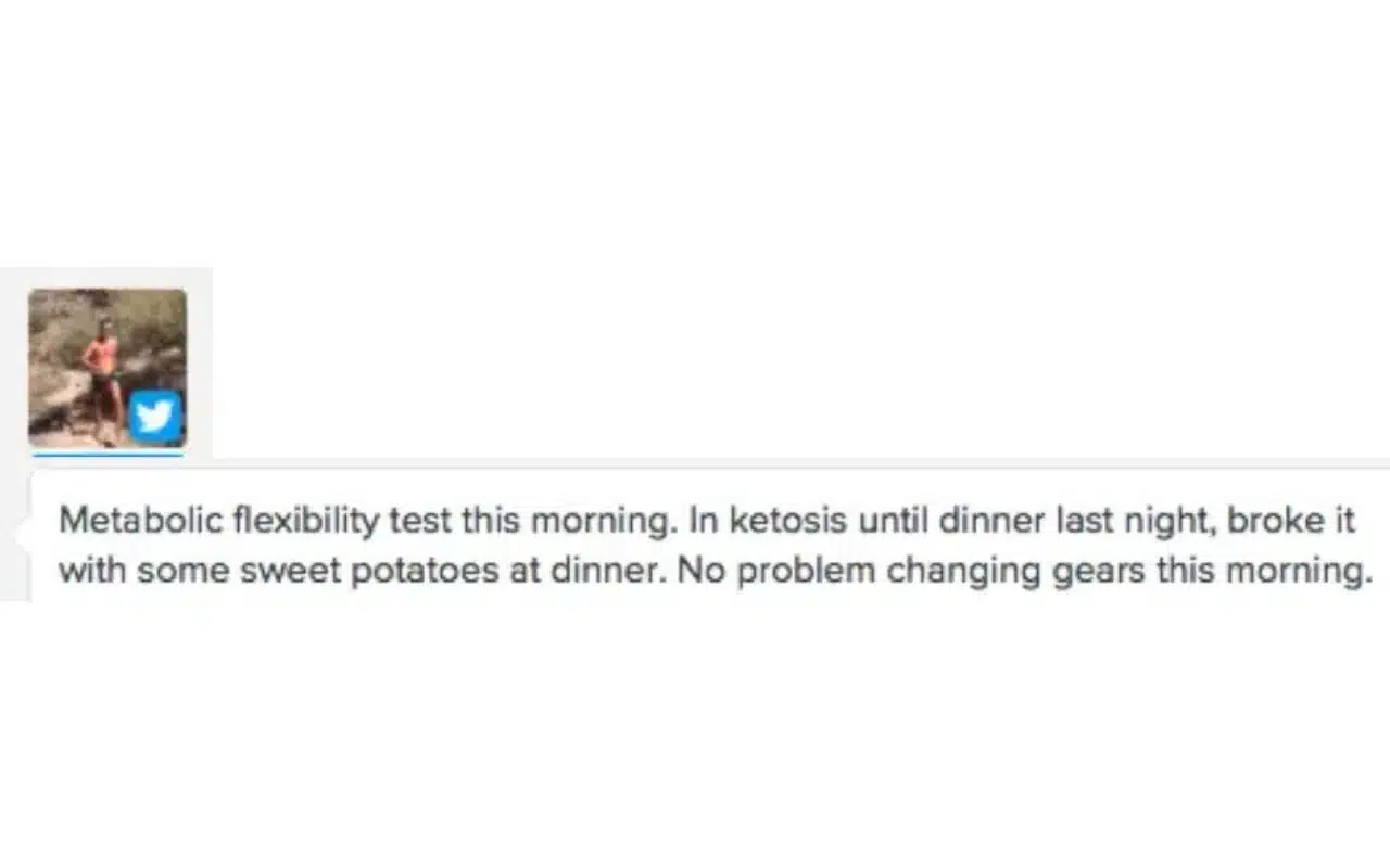 Twitter Post Metabolic Flexibility Twitter Post Metabolic Flexibility