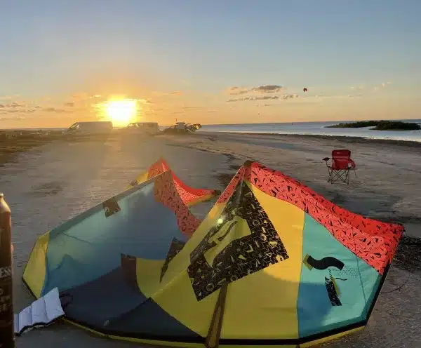 Kiteboarding Sunset