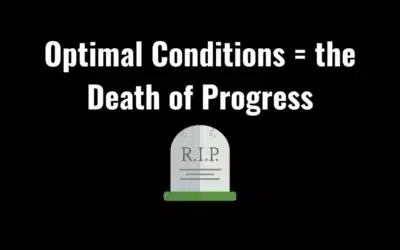 Optimal Conditions = the Death of Progress