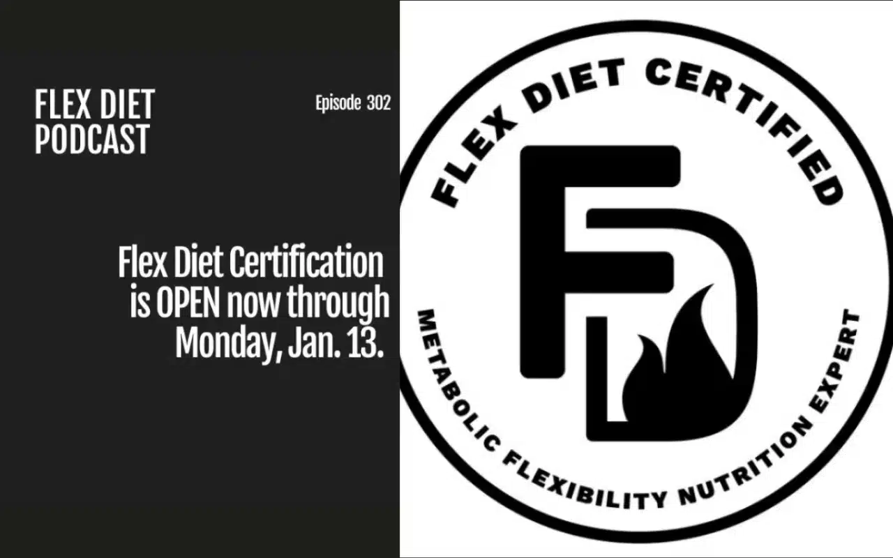 Flex Diet Cert is now OPEN Jan 13