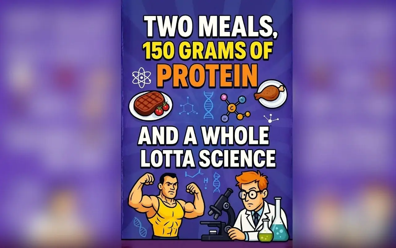 Two Meals 150 Grams of Protein and a Whole Lotta of Science Two Meals 150 Grams of Protein and a Whole Lotta of Science