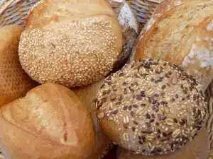 Assorted Bread Rolls in a Basket