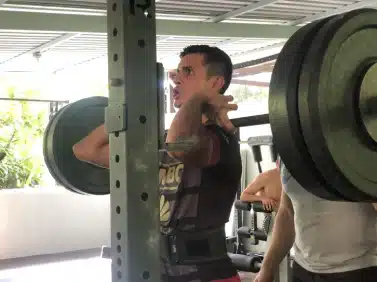 Focused Strength Front Squat in Action