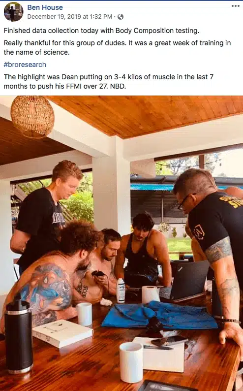 Science Gains Body Composition Testing with the Bros