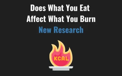Does what you eat affect what you burn? (New research)